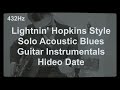 Lightnin’ Hopkins Style Solo Acoustic Blues Guitar Instrumentals (432Hz) Hideo Date 1934 Martin 0-17