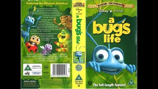 Original VHS Opening and Closing to A Bugs Life UK