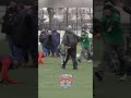 Receiver gets tackled in two hand touch #football #flagfootball