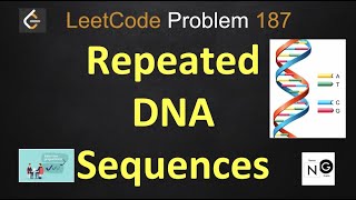 YouTube video 'repeated dna sequences | repeated dna sequences leetcode | leetcode 187 | Set | Map'
