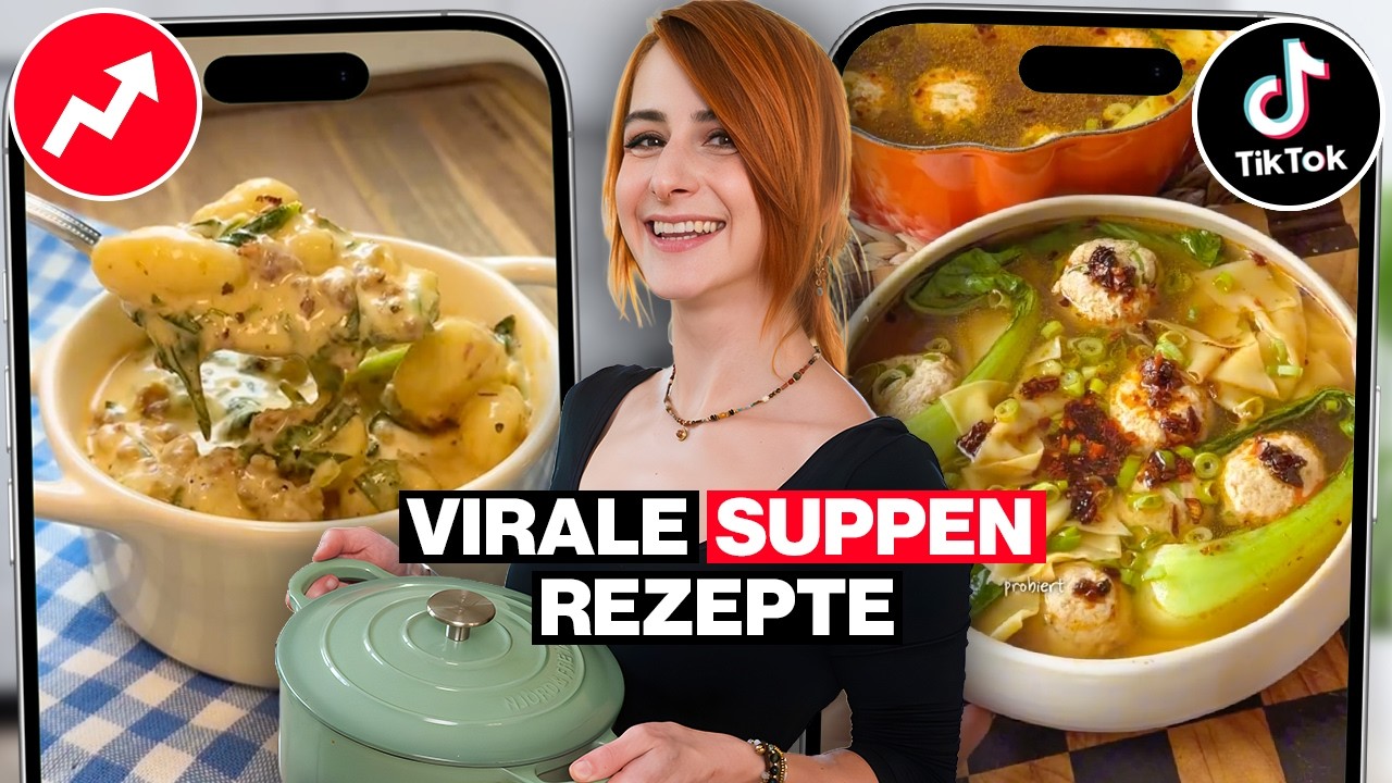 Ich teste virale SUPPEN Rezepte von TikTok & Instagram