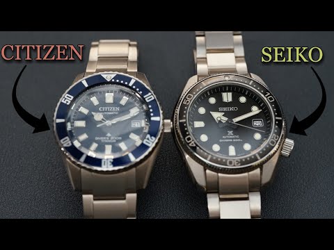 SEIKO vs CITIZEN - Seiko ProSpex vs Citizen Promaster Automatic Dive watch Comparison NB6021 SBDC061