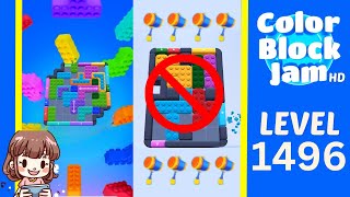 Soluzione del Livello 1496 di Color Block Jam