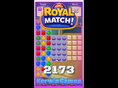 Royal Match Level 2173 - No Boosters Gameplay