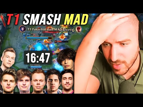 THE (2nd) FASTEST BO5 IN LEAGUE OF LEGENDS HISTORY - MAD vs T1 | MSI Playoffs w/ The Boys