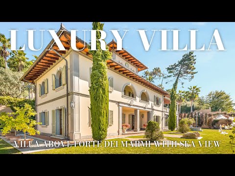 INSIDE a LUXURY MODERN SWIMMING POOL VILLA above FORTE DEI MARMI | The Dream Real Estate