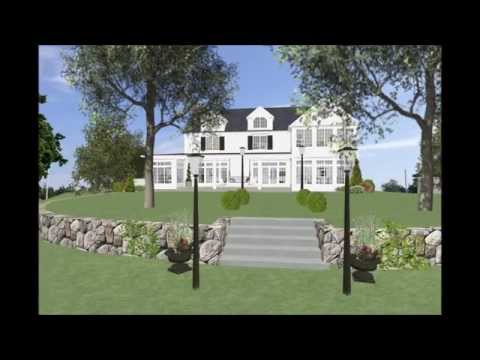 New England hus i Stockholm skärgård