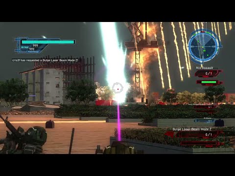 EDF 5 DLC 1-8 Engage Aliens 1 Air Raider Inferno Online Solo ( Earth Defense Force )