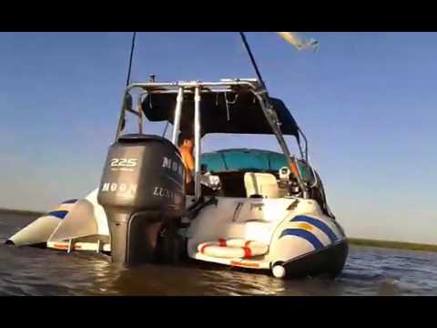 Semirrigido MOON NAV lll Offshore expediciones recate diseño Norberto Luna construccion Ast. Lunamar