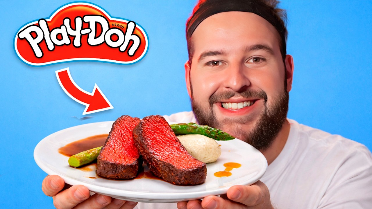 Haciendo COMIDA REAL con PLASTILINA 🤯