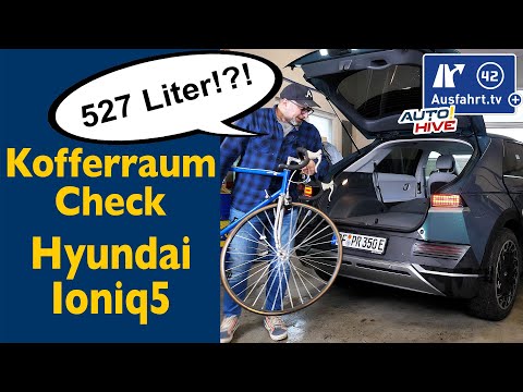 Trunk check: Hyundai IONIQ 5 - what fits in the trunk? Bicycle? Ladder? Suitcase? Bags?