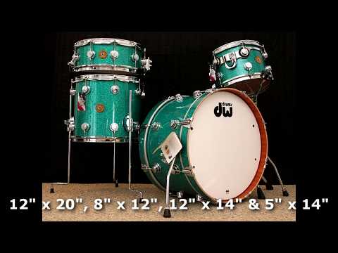 DW Jazz Series Mahogany/Gum 20" / 12" / 14" Kit & 14" Snare