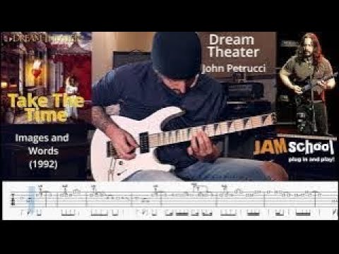 Dream Theater Take The Time John Petrucci Guitar Solo (With TAB)
