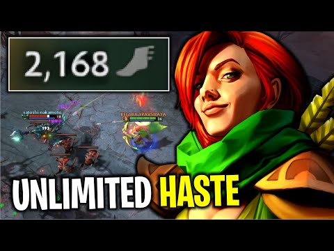 MOVE SPEED HACK..!! WTF 2000K MOVE SPEEED WINDRANGER 7.26 | Dota 2