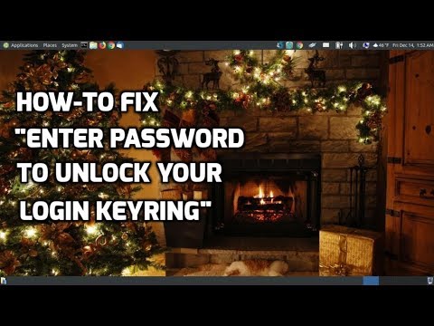 How-To Fix "Enter password to unlock your login keyring"