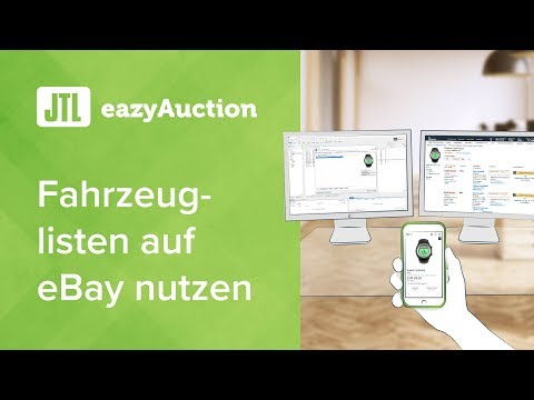 JTL eazyAuction Fahrzeugverwendungsliste auf eBay nutzen