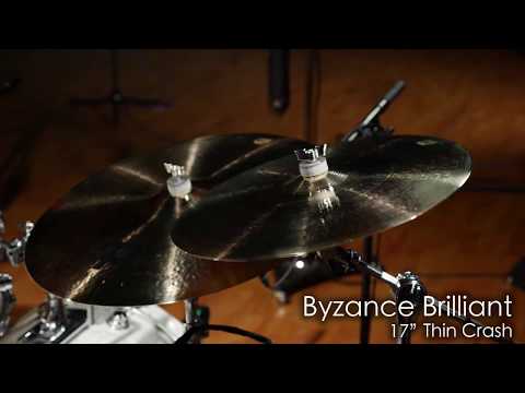 Meinl Byzance Brilliant B17TC-B 17" Thin Crash Cymbal (w/ Video Demo) image 7