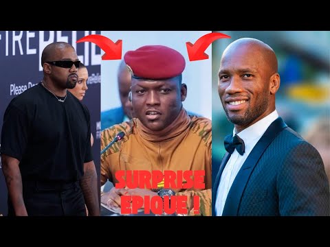 KANYE WEST ET DIDIER DROGBA CHEZ IBRAHIM TRAORÉ : LEUR GROSSE SURPRISE VA VOUS CHOQUER !