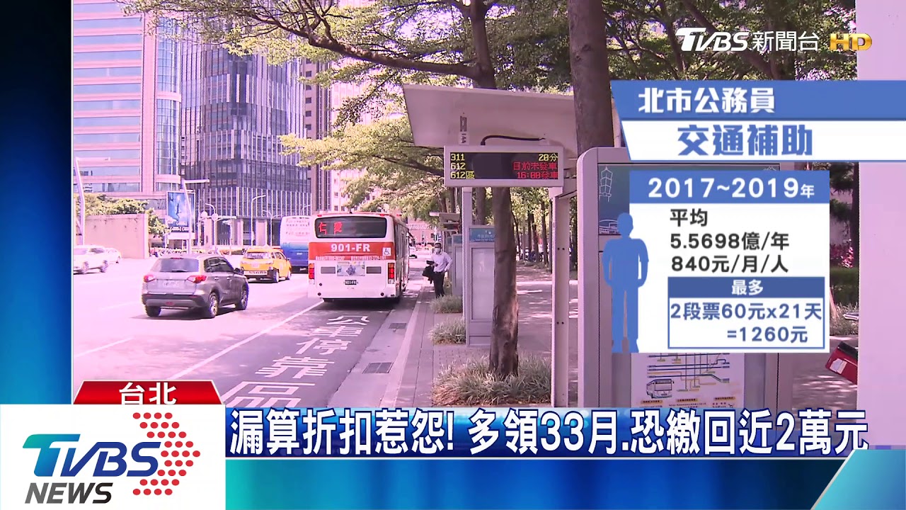 北市算錯交通補助! 公僕溢領千萬被討錢