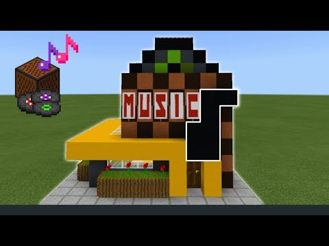 Minecraft Tutorial: How To Make A Music Store "2019 City Tutorial"