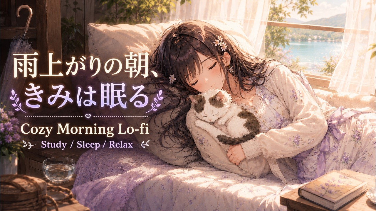 【フリーBGM】雨上がりの朝、きみは眠る。