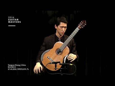 TY Tengyue Zhang plays Chaconne from BWV 1004 by J.S.Bach Guitar Masters 2016