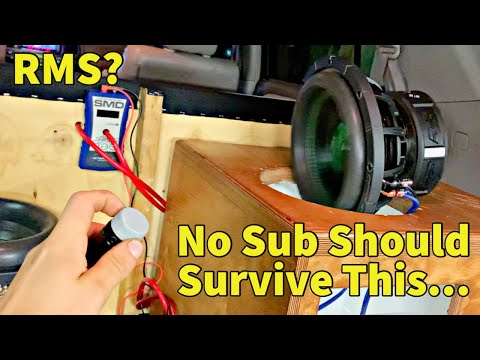 Deaf Bonce Taking Most BRUTAL Rms Test EVER? | Extreme Subwoofer Power Handling Test