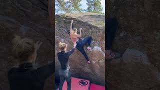 Video thumbnail of Hole in One Left, 6c. Västervik