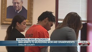 Death penalty taken off table as Onslow County man admits to killing mom & grandparents