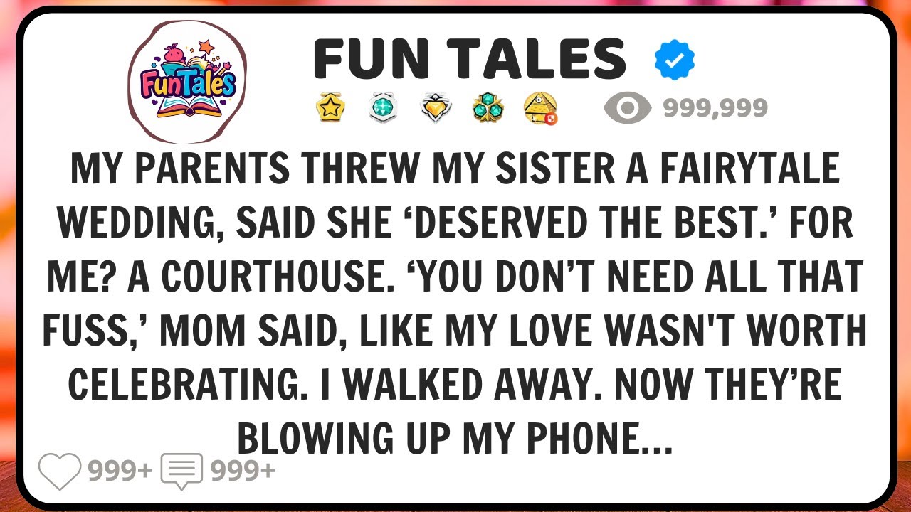 They Gave My Sister a Dream Wedding, Told Me a Courthouse Was ‘Enough.’ I Left. Now They’re Begging.