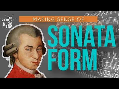 Sonatenform in zwei Minuten. (ungefähr)