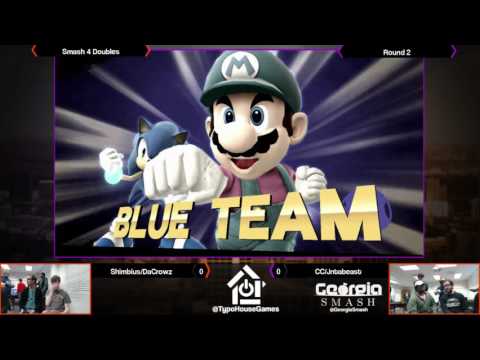 Bearly Monthly 5 - Shimbius/DaCrowz vs CC/Jntabeast - Smash 4 Doubles Round 2