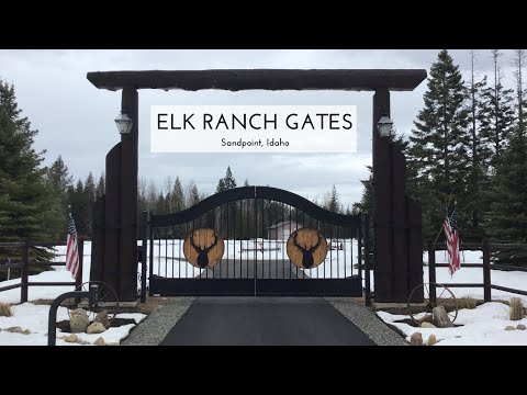 Aluminum Idaho Elk Ranch Gates