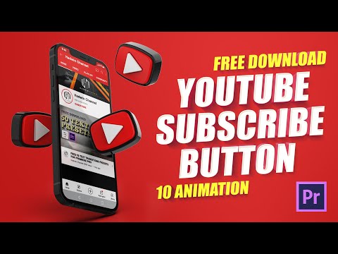 Youtube Subscribe Button Animation Template Free Download
