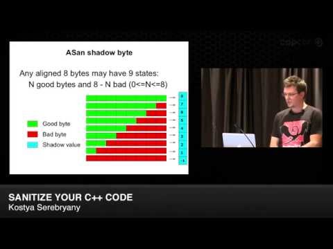 CppCon 2014: Kostya Serebryany "Sanitize your C++ code"