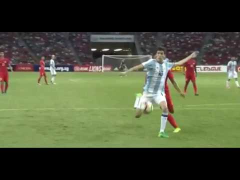 Singapore vs Argentina | DI MARIA 6-0 Great Goal