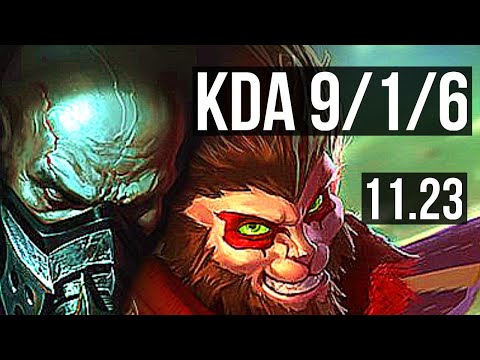 URGOT vs WUKONG (TOP) | 9/1/6, Godlike | EUW Diamond | 11.23