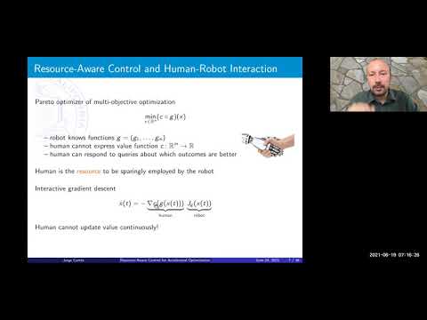 Resource-Aware Control for the Design of Accelerated Optimization Algorithms - Jorge Cortes