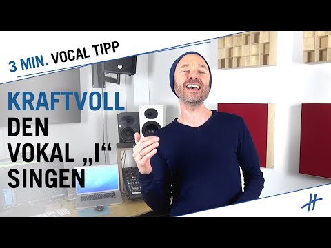 3 Min. Vocal Tipp: Kraftvoll den Vokal "i" singen