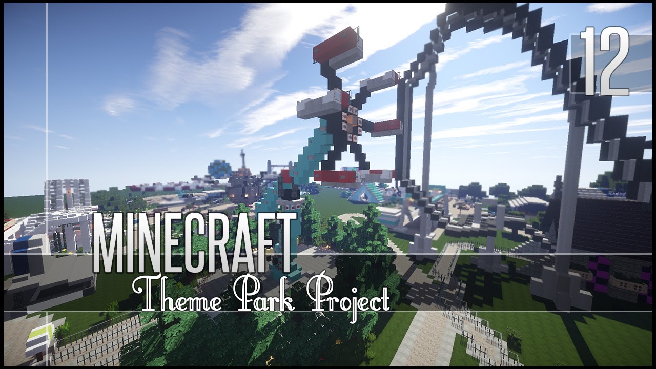 Minecraft: Lets Build - Theme Park - Part 12