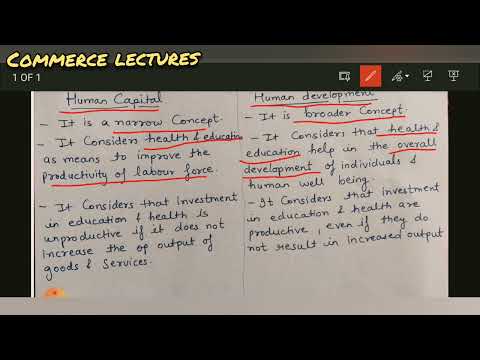 human capital human capital formation class 12 Indian economic development