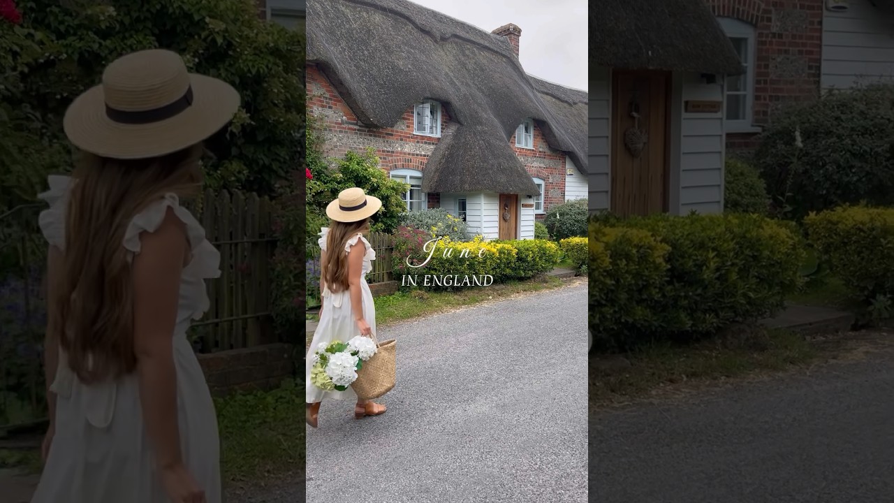 June in England 🌼👒 #englishcountryside #uk #cottagecoreaesthetic #cottagecore #england #summer