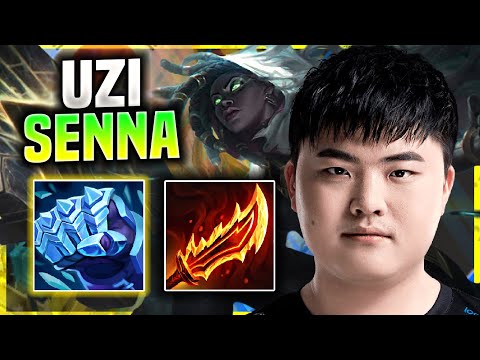 UZI TRIES NEW SENNA BUILD! - Uzi Plays Senna Support vs Thresh! | Season 11