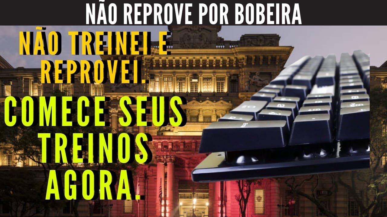 PROVA DE DIGITAÇÃO VUNESP ESCREVENTE TJSP. Escrevente TJSP capital e interior 2024.