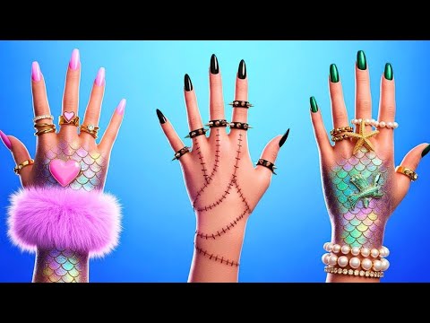 Ugly Mermaid Becomes Vampire! Amazing Beauty Tips and Hacks