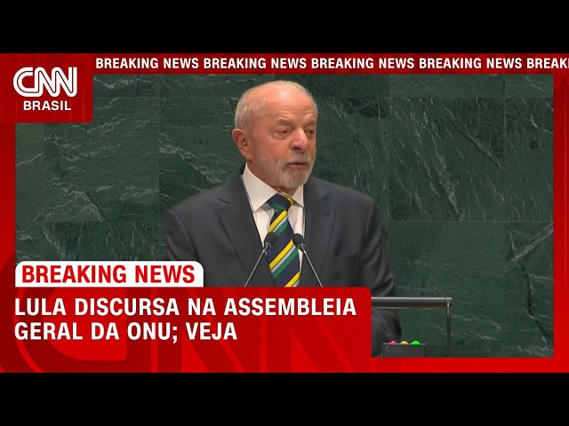 Lula discursa na Assembleia Geral da ONU; veja íntegra | LIVE CNN