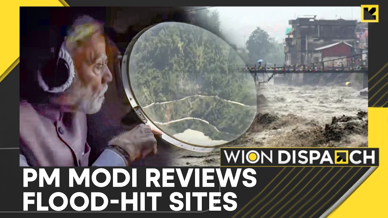 PM Modi Conducts Aerial Survey Of Flood-Hit States, Announces 1,500 Crore  Central Aid