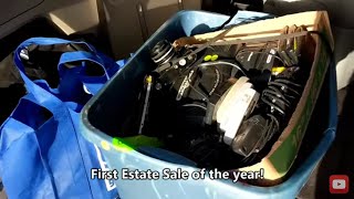 Estate Sale with GAMES! First estate sale of the year, awesome scores
