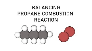 How to Balance Propane Combustion Reaction EASY