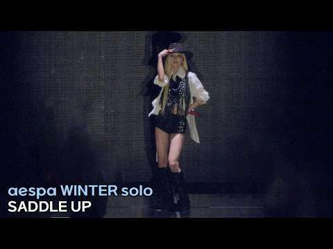 에스파 윈터 솔로 'SADDLE UP' 직캠 aespa WINTER SOLO｜aespa concert SYNK : COMPL&aelig;XITY